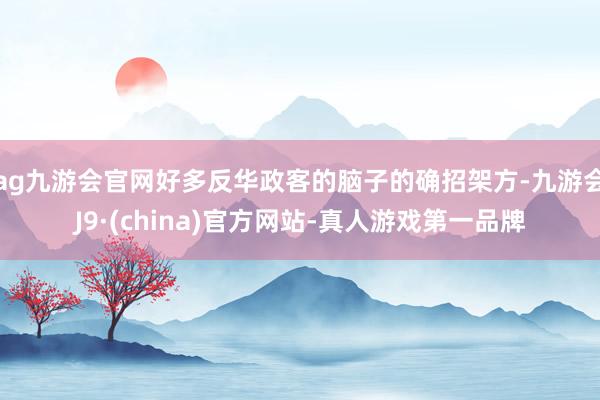 ag九游会官网好多反华政客的脑子的确招架方-九游会J9·(china)官方网站-真人游戏第一品牌