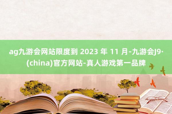 ag九游会网站限度到 2023 年 11 月-九游会J9·(china)官方网站-真人游戏第一品牌