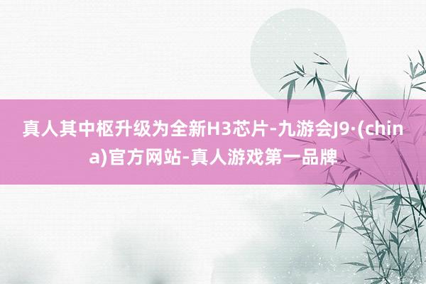 真人其中枢升级为全新H3芯片-九游会J9·(china)官方网站-真人游戏第一品牌