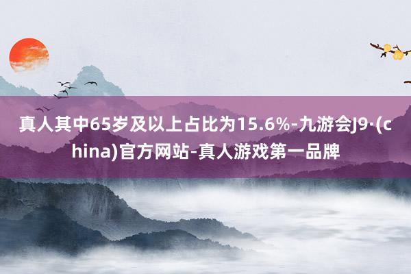 真人其中65岁及以上占比为15.6%-九游会J9·(china)官方网站-真人游戏第一品牌