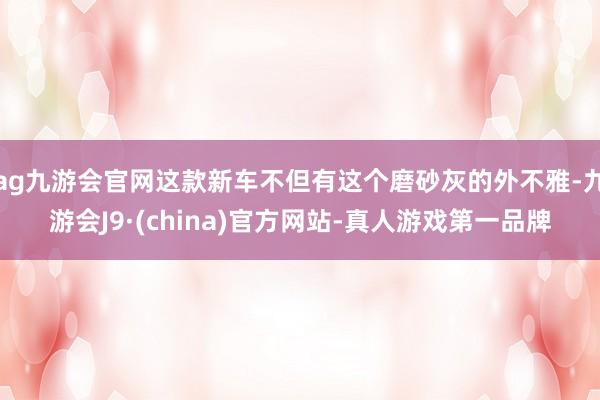 ag九游会官网这款新车不但有这个磨砂灰的外不雅-九游会J9·(china)官方网站-真人游戏第一品牌
