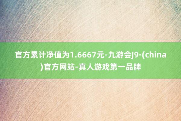 官方累计净值为1.6667元-九游会J9·(china)官方网站-真人游戏第一品牌
