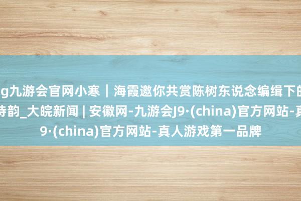 ag九游会官网小寒|海霞邀你共赏陈树东说念编缉下的断桥残雪与西湖诗韵_大皖新闻 | 安徽网-九游会J9·(china)官方网站-真人游戏第一品牌