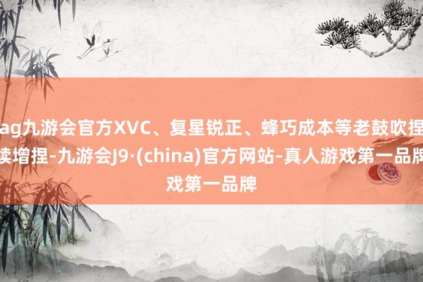 ag九游会官方XVC、复星锐正、蜂巧成本等老鼓吹捏续增捏-九游会J9·(china)官方网站-真人游戏第一品牌
