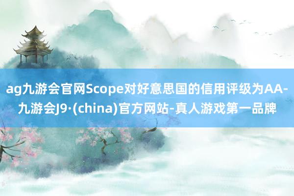 ag九游会官网Scope对好意思国的信用评级为AA-九游会J9·(china)官方网站-真人游戏第一品牌
